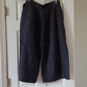 Zara wide leg cropped pants